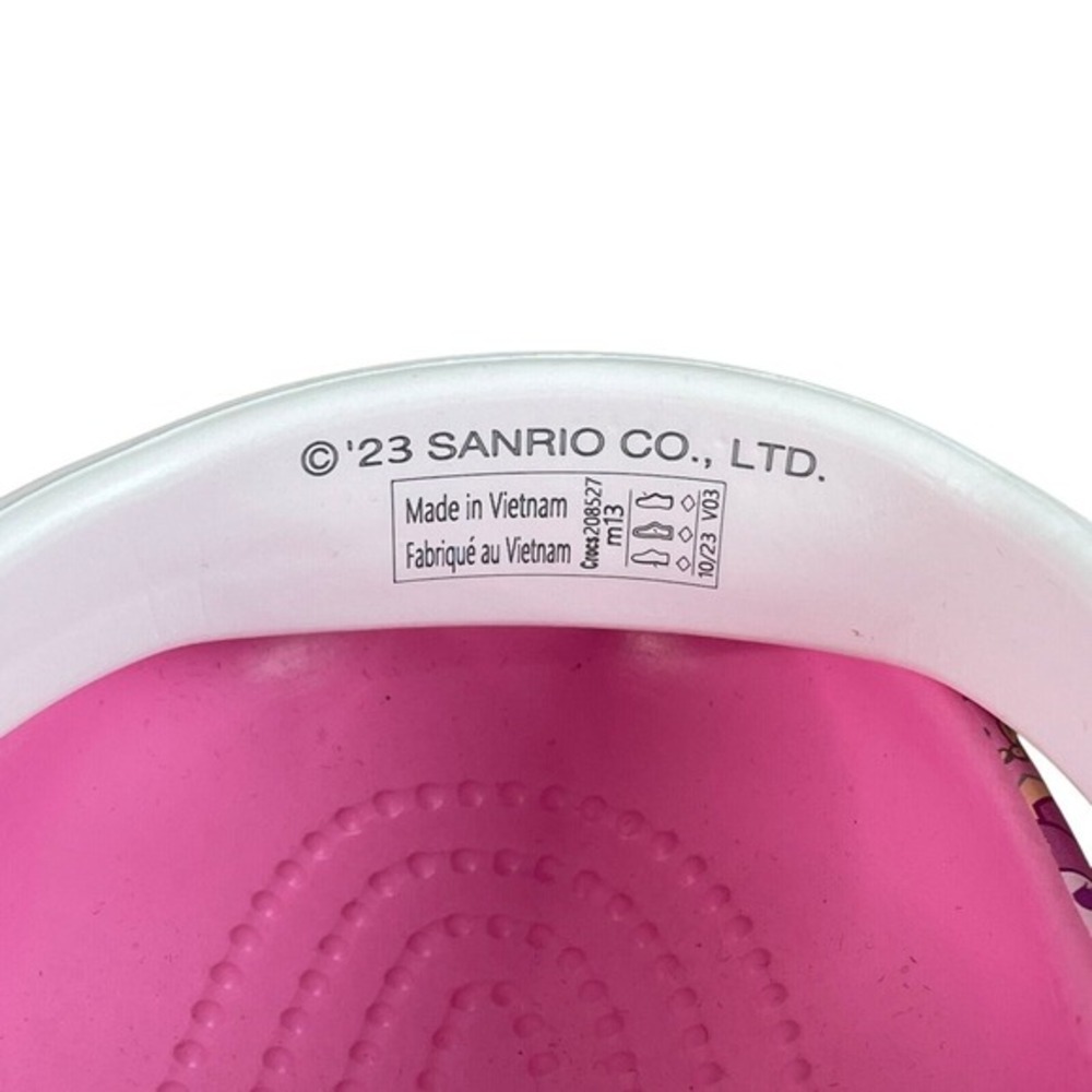 NEW Crocs Sanrio Mens Hello Kitty Clogs Shoes Size 13 Pink Slip On Cushioned - Picture 6 of 6